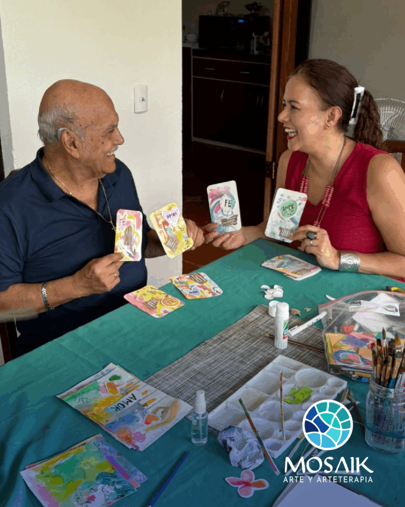 Arteterapia Para Adultos Mayores Costaricamesa De Trabajo 2 Arte Terapia Talleres Empresas