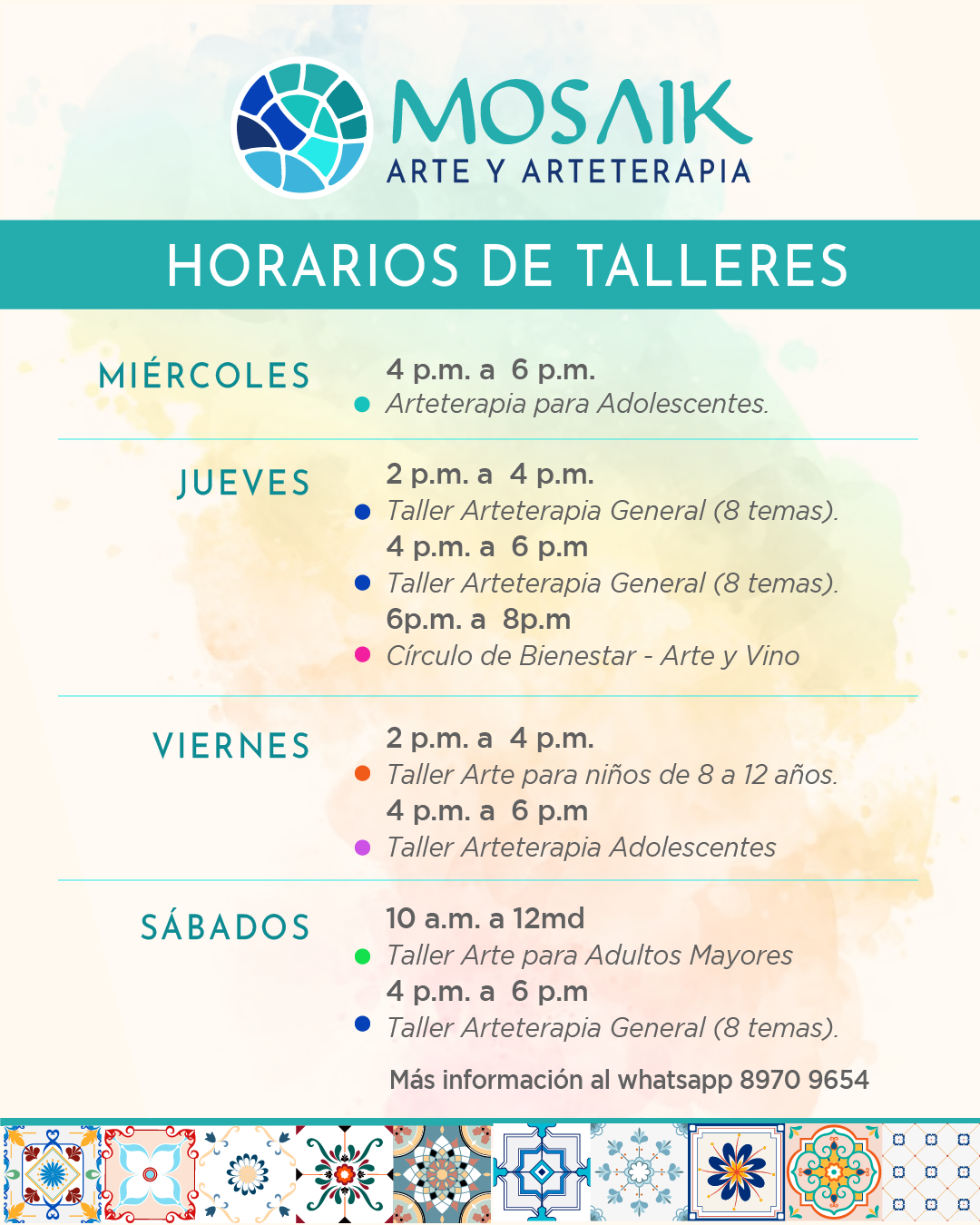 Arteterapia Mosaikmesa De Trabajo 6 Arte Terapia Talleres Empresas