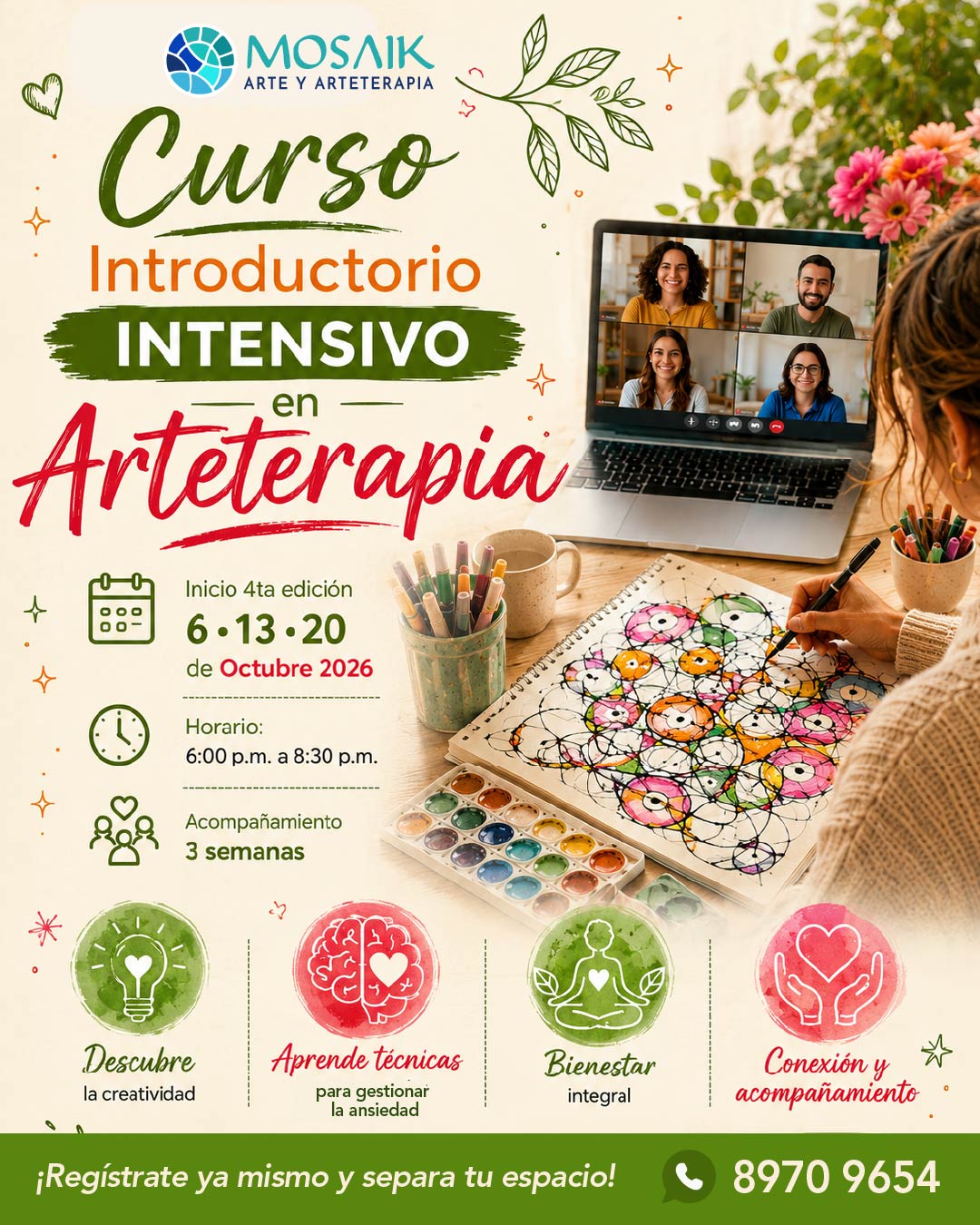Artetercurso de arteterapia 4costarica