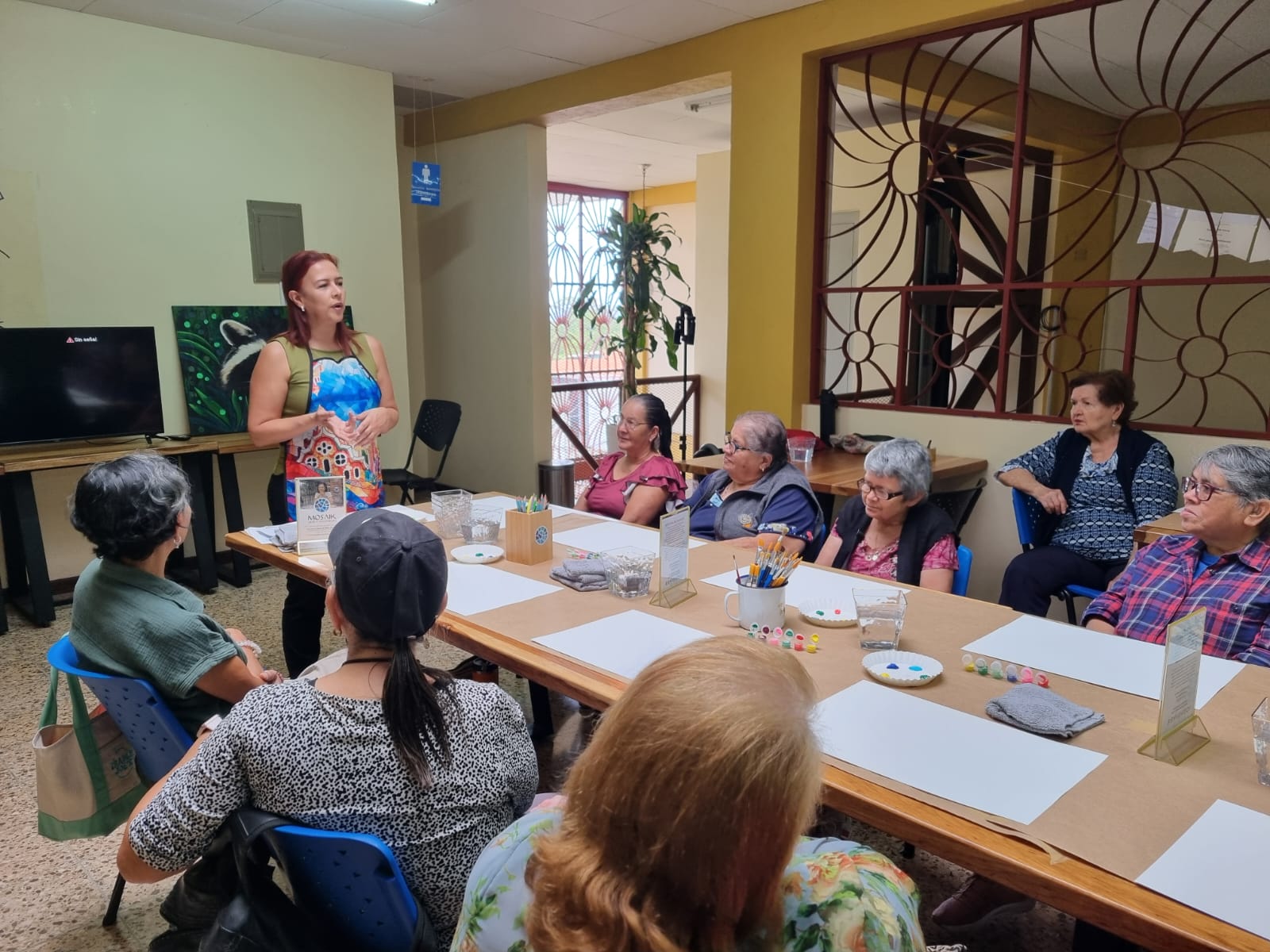 Obras artísticas presentadas durante la conmemoración del Día del Artista en Montes de Oca