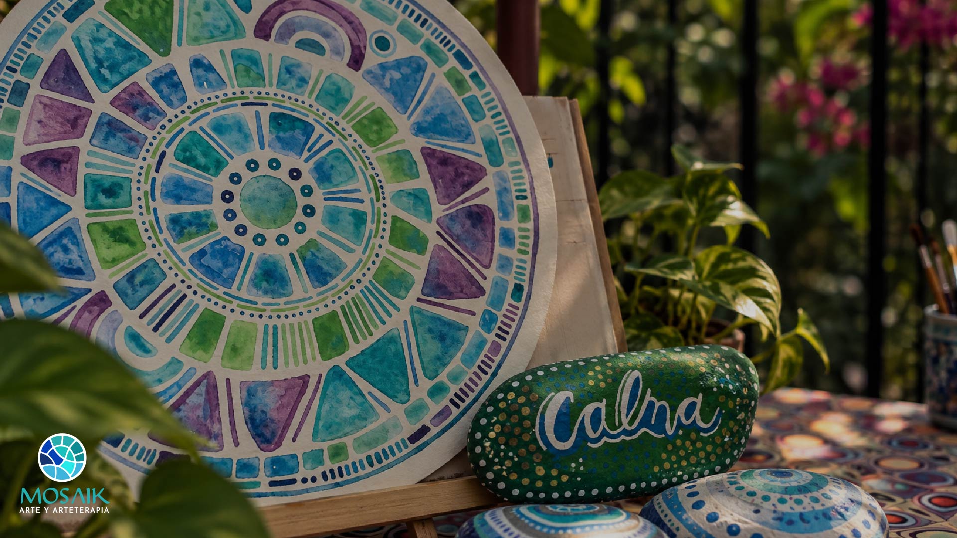 Experiencia de Arteterapia Mandala MOSAIK